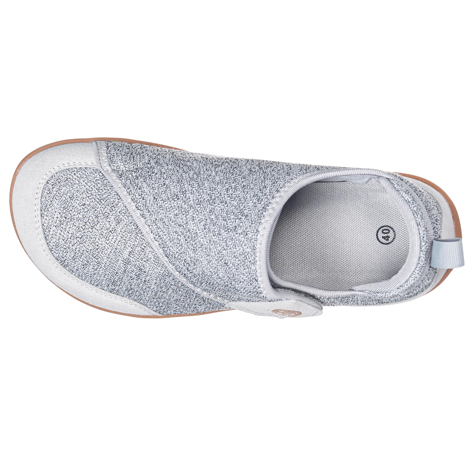 Sisttke Hausschuhe Herren Damen Klettverschuß Verstellbare Atmungsaktiv rutschfest Freizeitschuhe Bequeme Leichte Walkingschuhe Slippers Indoor Outdoor für Senioren