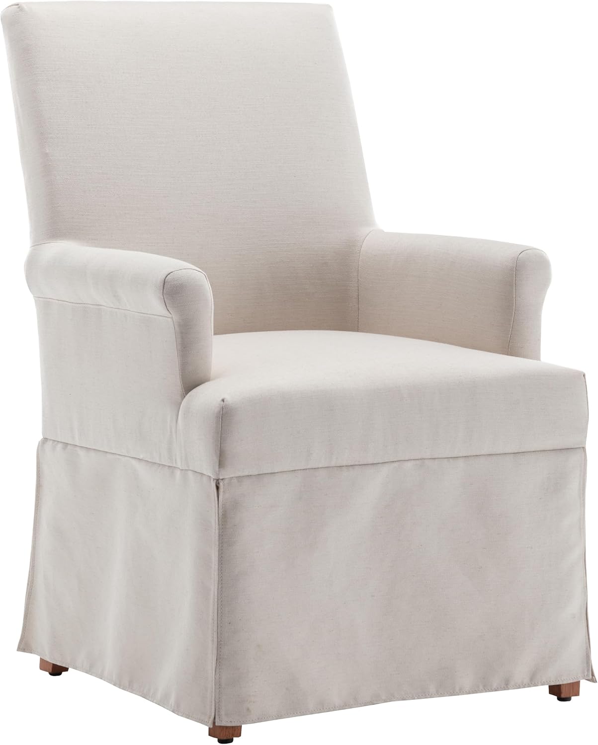 Wovenbyrd Classic Covered Parsons Dining Arm Chair