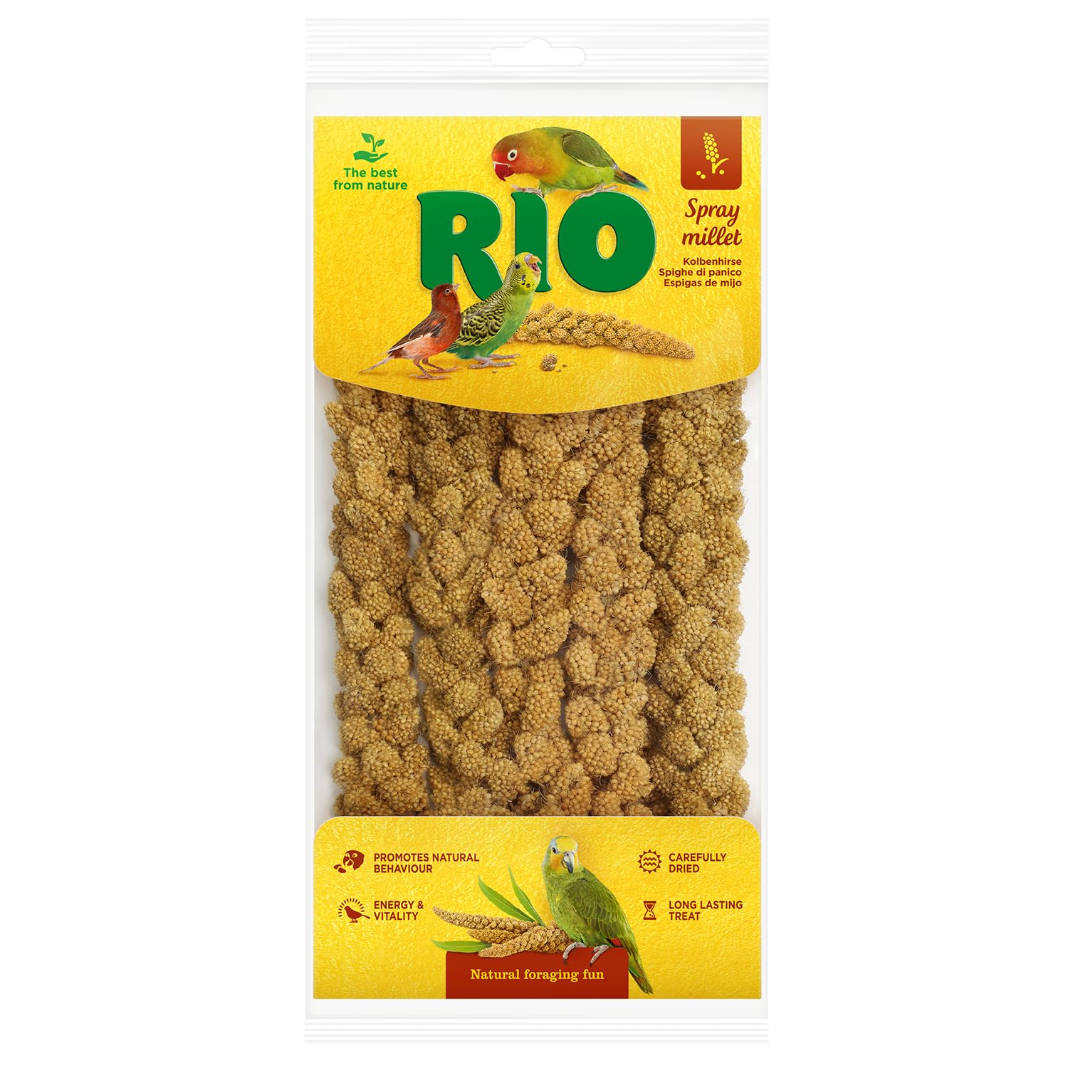 RIO Spray Millet Natural Treat for All Birds 100gRIO Spray Millet Natural Treat for All Birds 100g