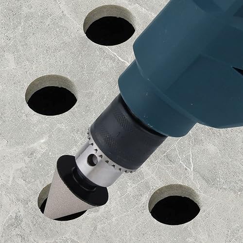 Miniatura 5 de Brocas avellanadoras de diamante de 1-38 pulgadas, broca biseladora de diamante para ampliar recortes, dar forma a agujeros en azulejos de mármol de