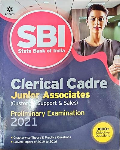 SBI Clerk Junior Associates Preliminary Exam Guide 2021 [Paperback] Arihant Experts