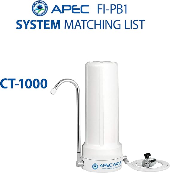 APEC Water Systems CT-1000 Countertop Drinking Water Filter System Replacement Filter (FI-PB1)