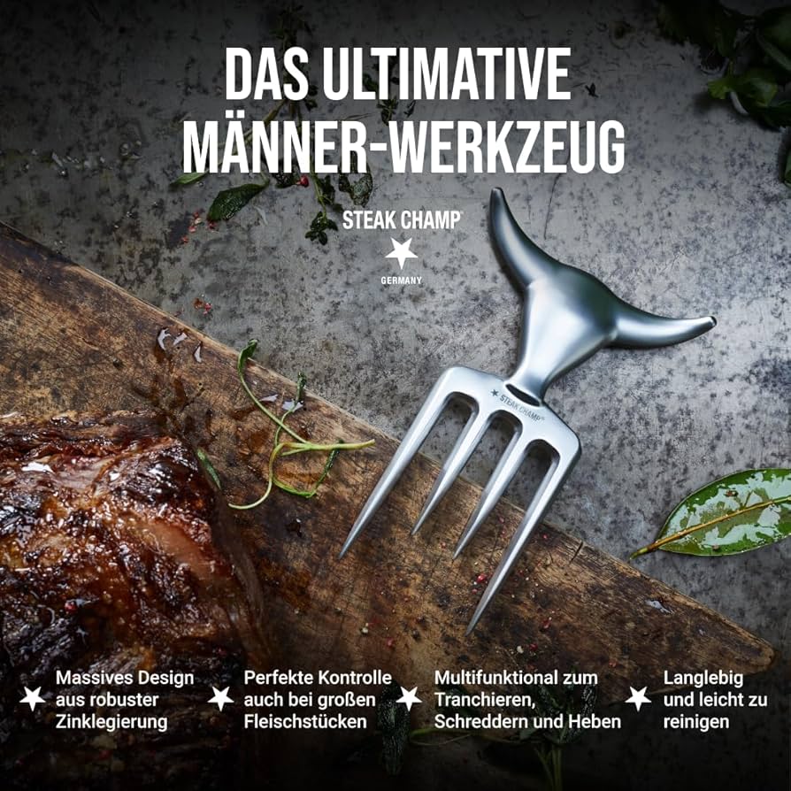 Amazon.co.jp: Steakchamp(ステーキシャン) Bull フォーク 伝説
