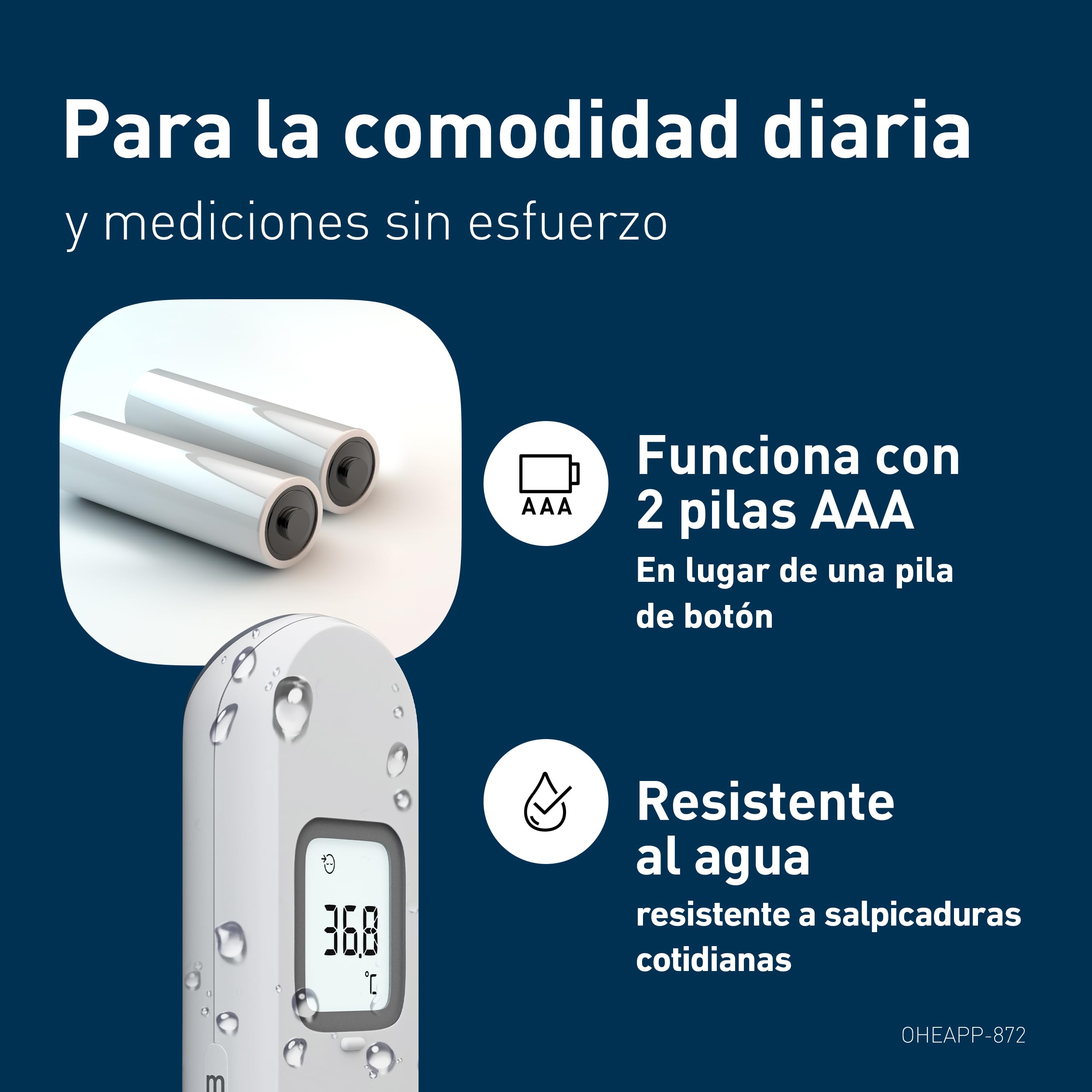 OMRON Gentle Temp 730 Termómetro digital sin contacto infrarrojos para frente líquidos y oído bebé rápido preciso con memoria
