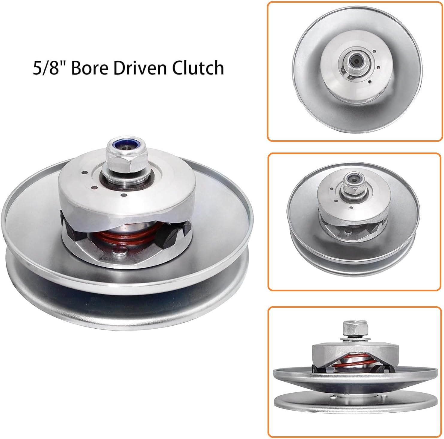 212CC Torque Converter Kit 30 Series 6.5 HP 3/4" Go Kart Mini Bike Clutch 10T 40/41 &12T 35 Chain Predator Driver Pulley Replacement Set for Manco Comet TAV2 Clutch Small Engine Drive Belt