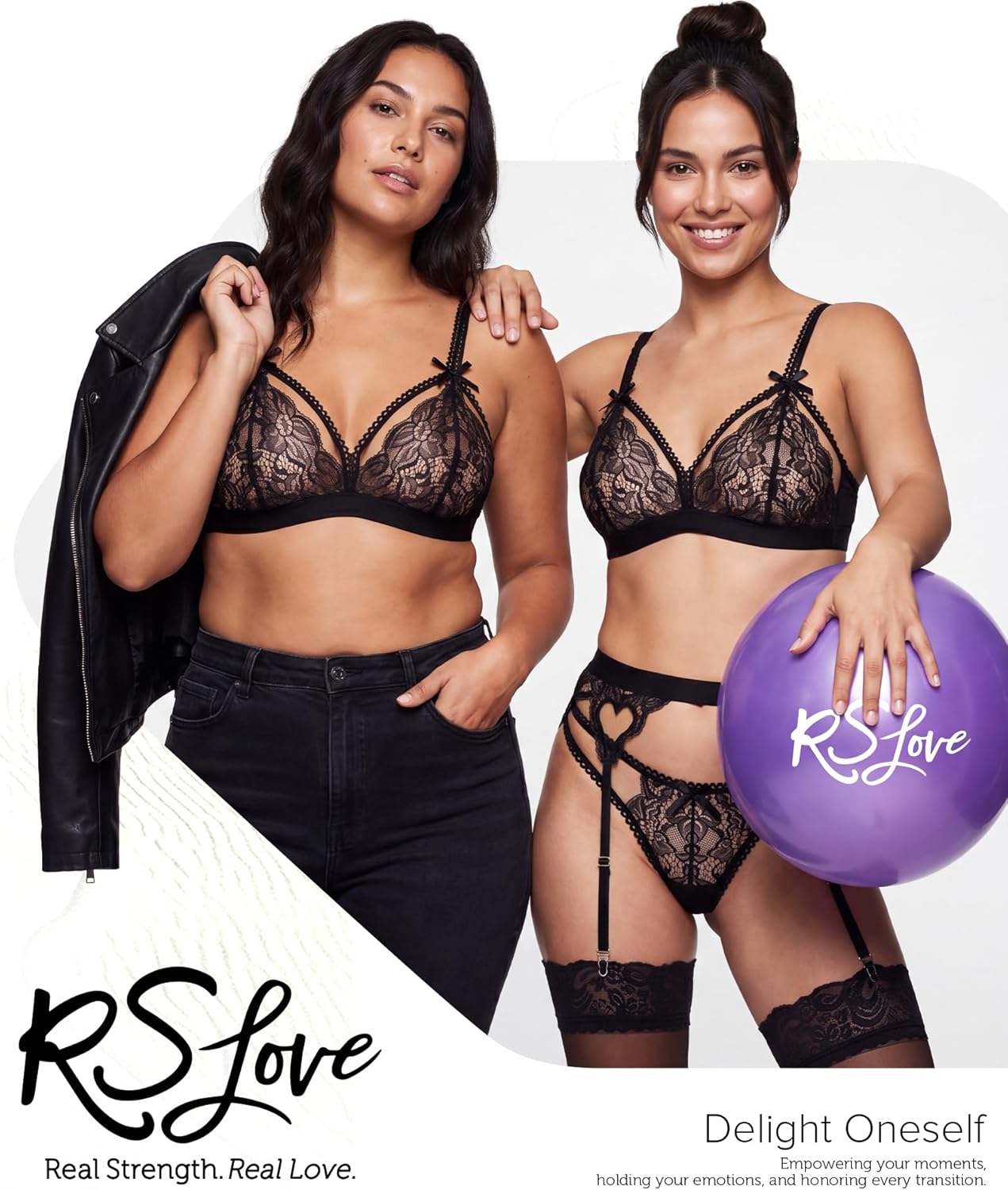 Conjunto de lencería para Mujer con Liguero de 3 Piezas de Encaje - foto 3