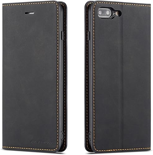 Forwenw - Funda de piel con tapa para iPhone