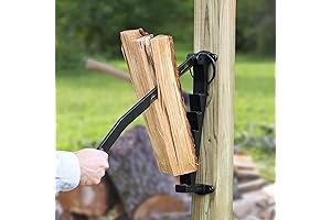 Wall-Mountable Wood Splitter for Easy Kindling