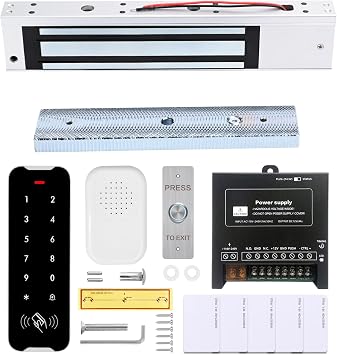 600LB Door Access Control Kit, RFID Keypad with Magnetic Lock