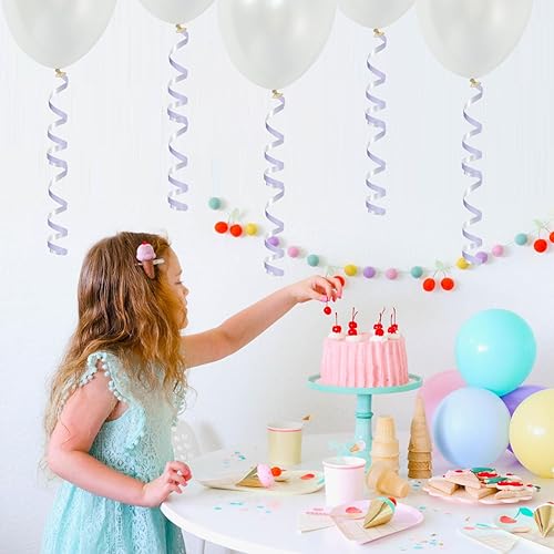 Vista 100 de TONIFUL Cinta rizadora de 500 yardas para decoración de arte y manualidades, envoltura de regalos, cintas y lazos para regalos de Navidad, Año Azul