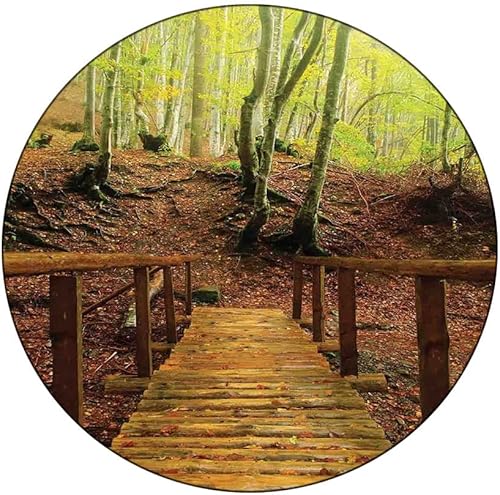 Miniatura 9 de Mantel de cierre de borde redondo, mantel de borde elástico, decoración de apartamentos, decoración de mármol psicodélico ondulado, para mesas