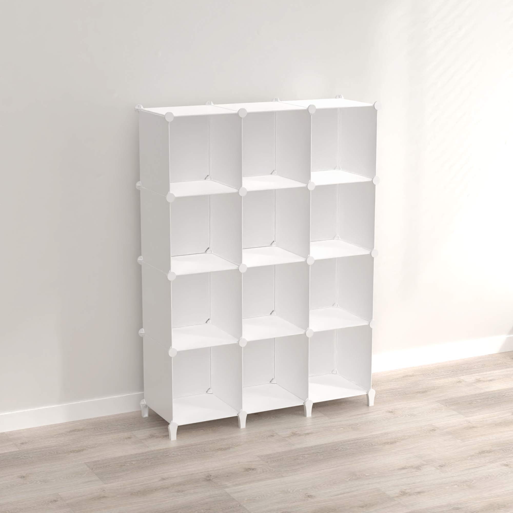 Buy SIMPDIY Storage Cubes Plastic 12Cube Storage Organizer, Sturdy