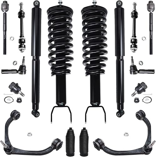 Miniatura 298 de Detroit Axle - Kit de puntales delanteros de 6 piezas para Chevrolet Aveo Aveo5 Pontiac G3 Wave, barra estabilizadora, varillas de acoplamiento