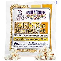 Vista 1 de 1 caja (12) de paquetes de pochoclo de 6 onzas Great Northern Popcorn, porción para película
