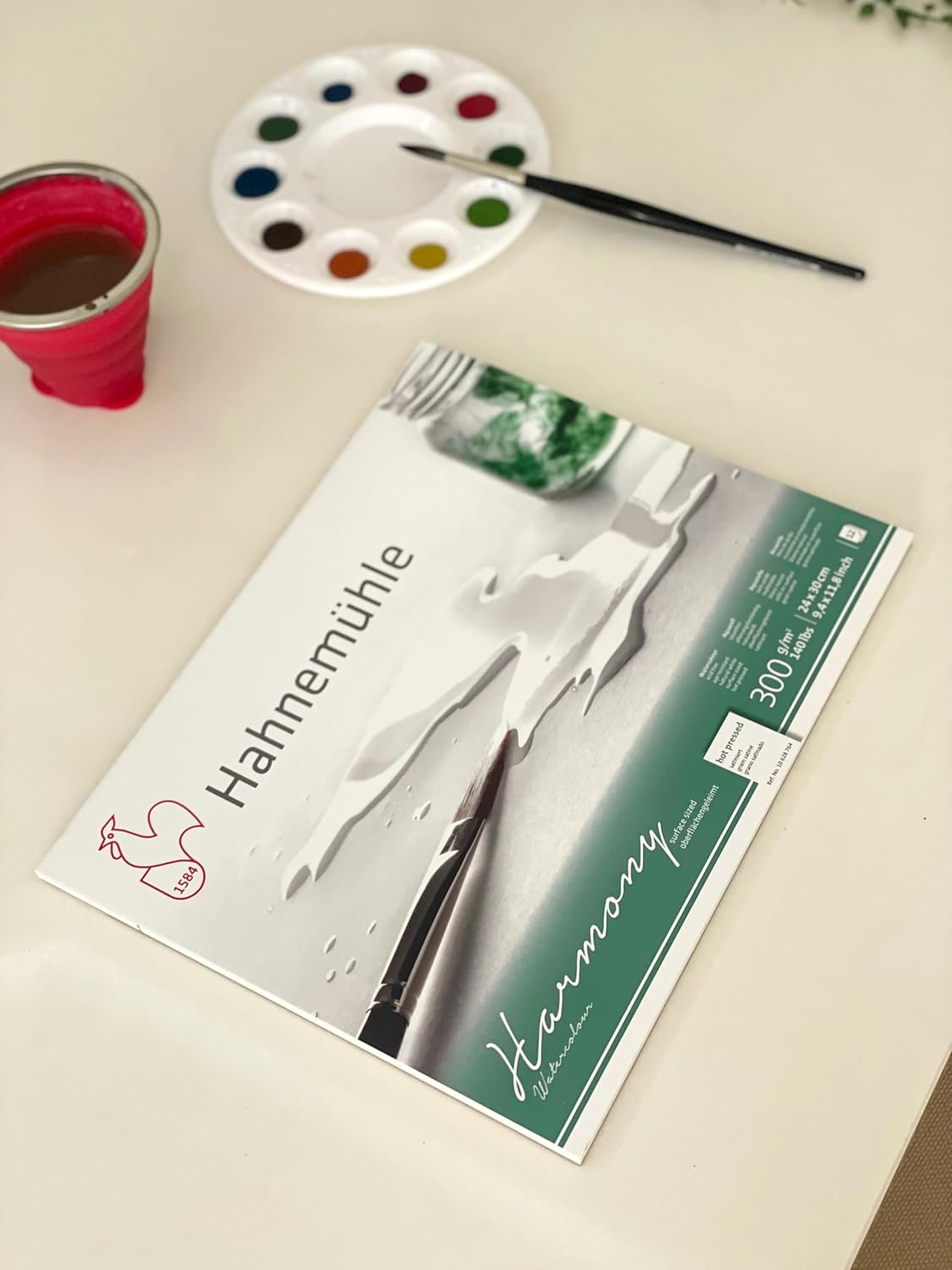 Hahnemuhle Harmony Watercolour Spiral Pad Hot Pressed A3 White 10628763