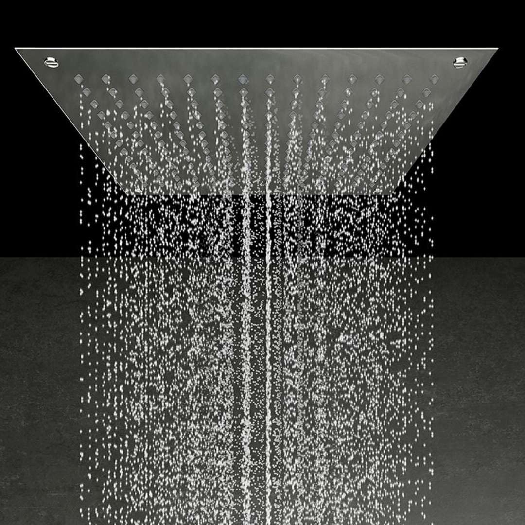 Steinberg Relax Rain ducha mural, montaje empotrado en el techo, Easy-Clean, 350x350mm, 39063, Color: Chrome