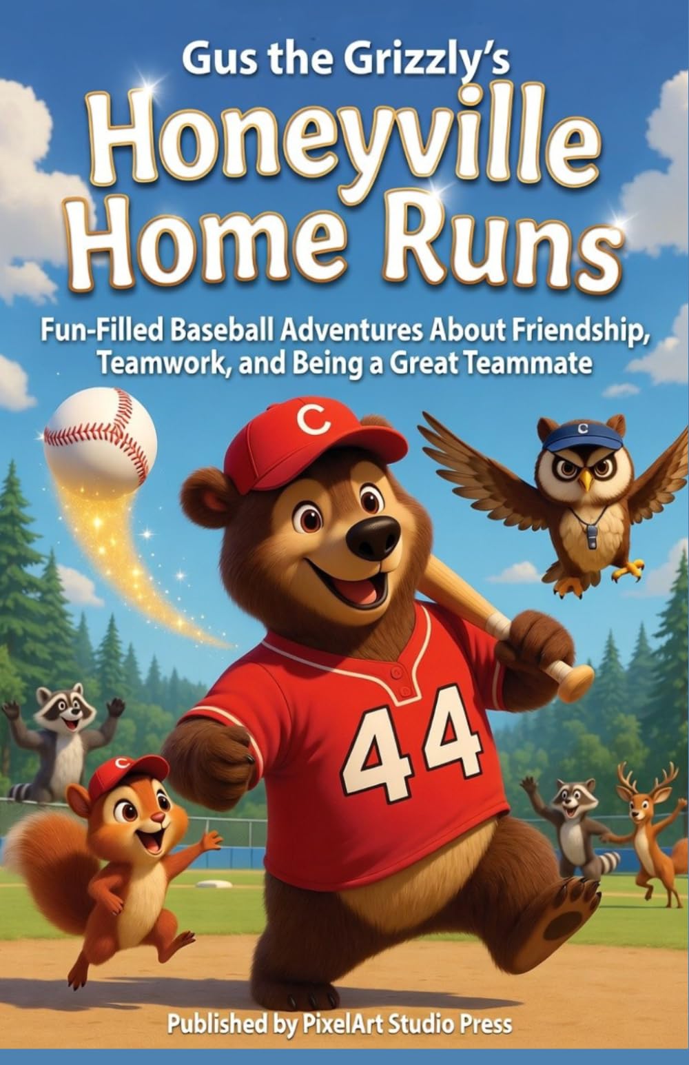 Gus the Grizzly's Honeyville Home Runs: Fun-Filled Baseball Adventures About Friendship, Teamwork, and Being a Great Teammate (Early Chapter Books for ... (Gus the Grizzly’s Honeyville Adventures)
