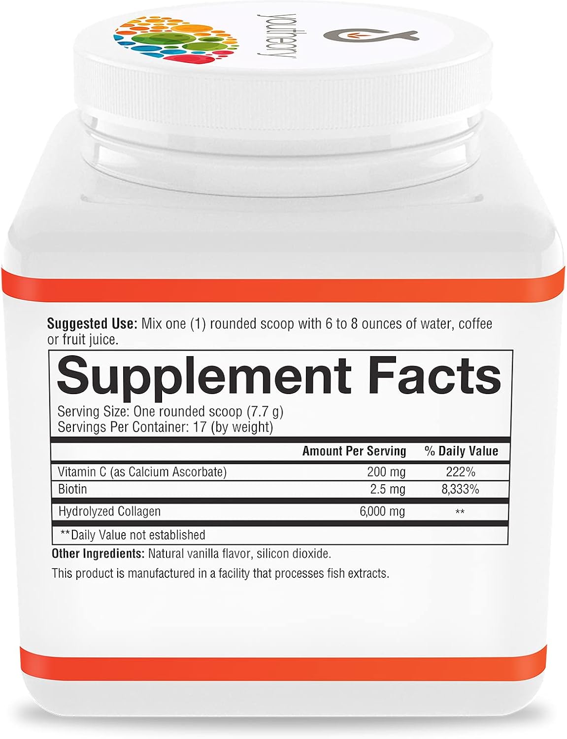 Youtheory Vanilla with Biotin Collagen Powder