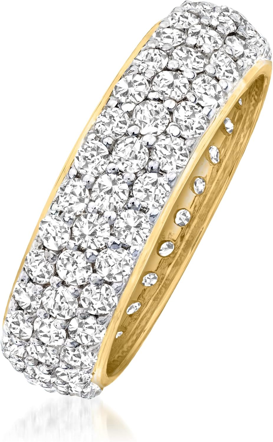 Gift -Prism-(初回限定版) Ross-Simons] レデイーズ 0.25 ct。 T.W. 2列リングイン。サイズ