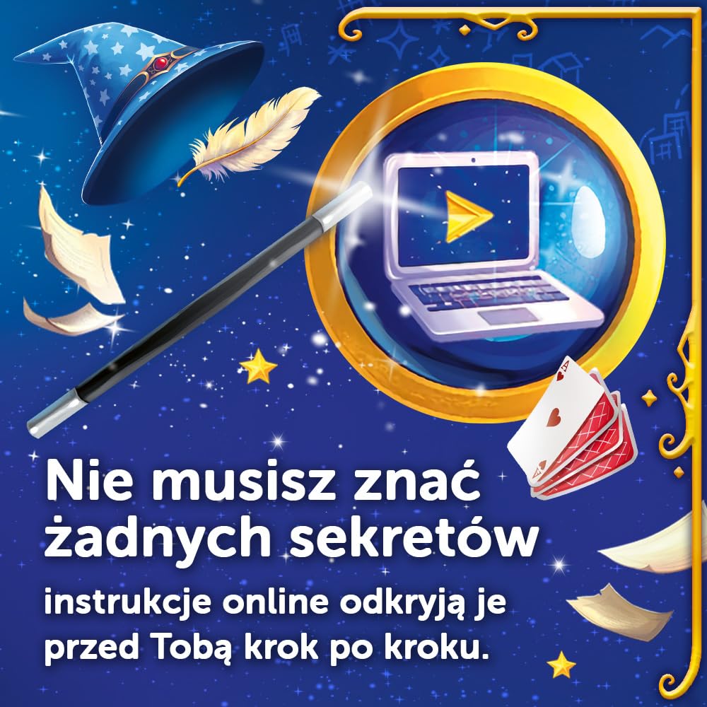 Trefl, Magiczne Sztuczki Spy Guy - Zestaw Startowy Magika - Zestaw Iluzjonisty, Rekwizyty do Sztuczek, dla Dzieci od 6 lat