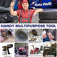 Vista 2 de Valchoose Juego de 2 Kit de Limpieza de Carburador Premium, Juego Limpiador de Boquilla de Antorcha Nylon de Alta Densidad Resistente - Acero