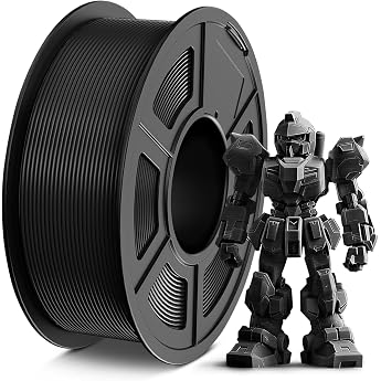 TECBEARS PETG Filament 1.75 mm Black, Stronger Toughness PETG 3D Printer Filament, 1 kg Spool, Dimensional Accuracy +/- 0.02 