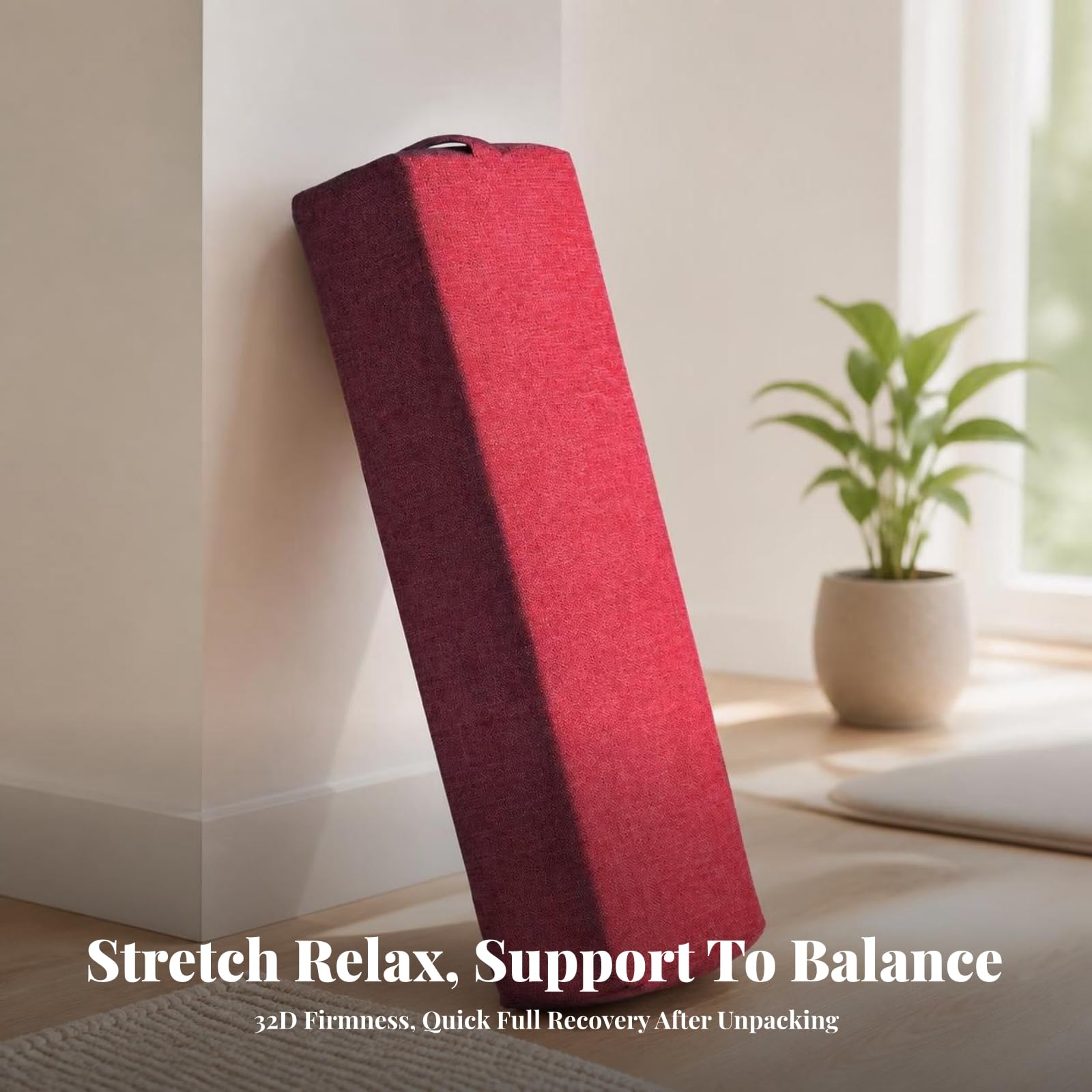 Cuscino Meditazione con Maniglia | Sfoderabile, Cuscino con Maniglia per Il Trasporto, di, Stretching