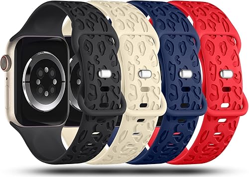Miniatura 2 de CreateGreat Correas grabadas compatibles con Apple Watch Band de 1.772 pulgadas, 1.732 pulgadas, 1.654 pulgadas, 1.614 pulgadas, 1.575 pulgadas,