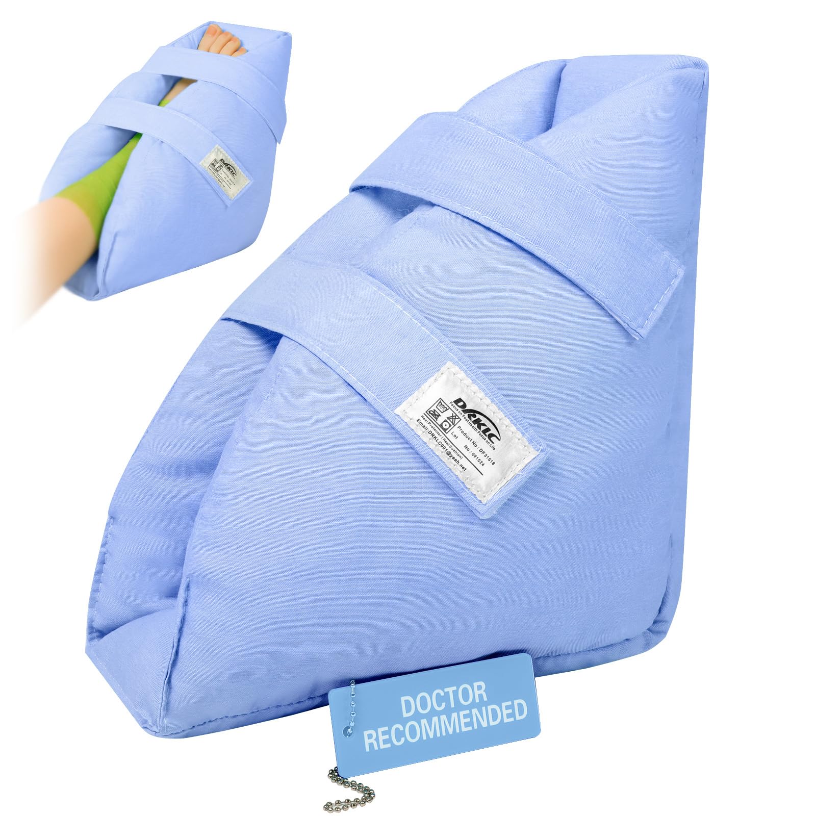 Heel Protector Cushion for Pressure Sores Adjustable Foot Support Boot Surgery Recovery Supplies for Elderly Bedridden Pressure Ulcer