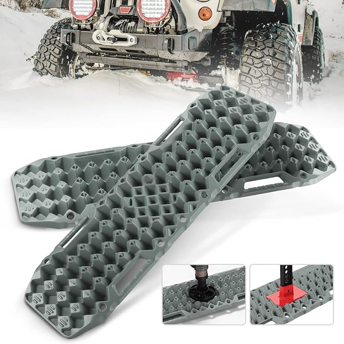 Buy Kanruis Recovery Traction Tracks, Emergency Traction Boards with