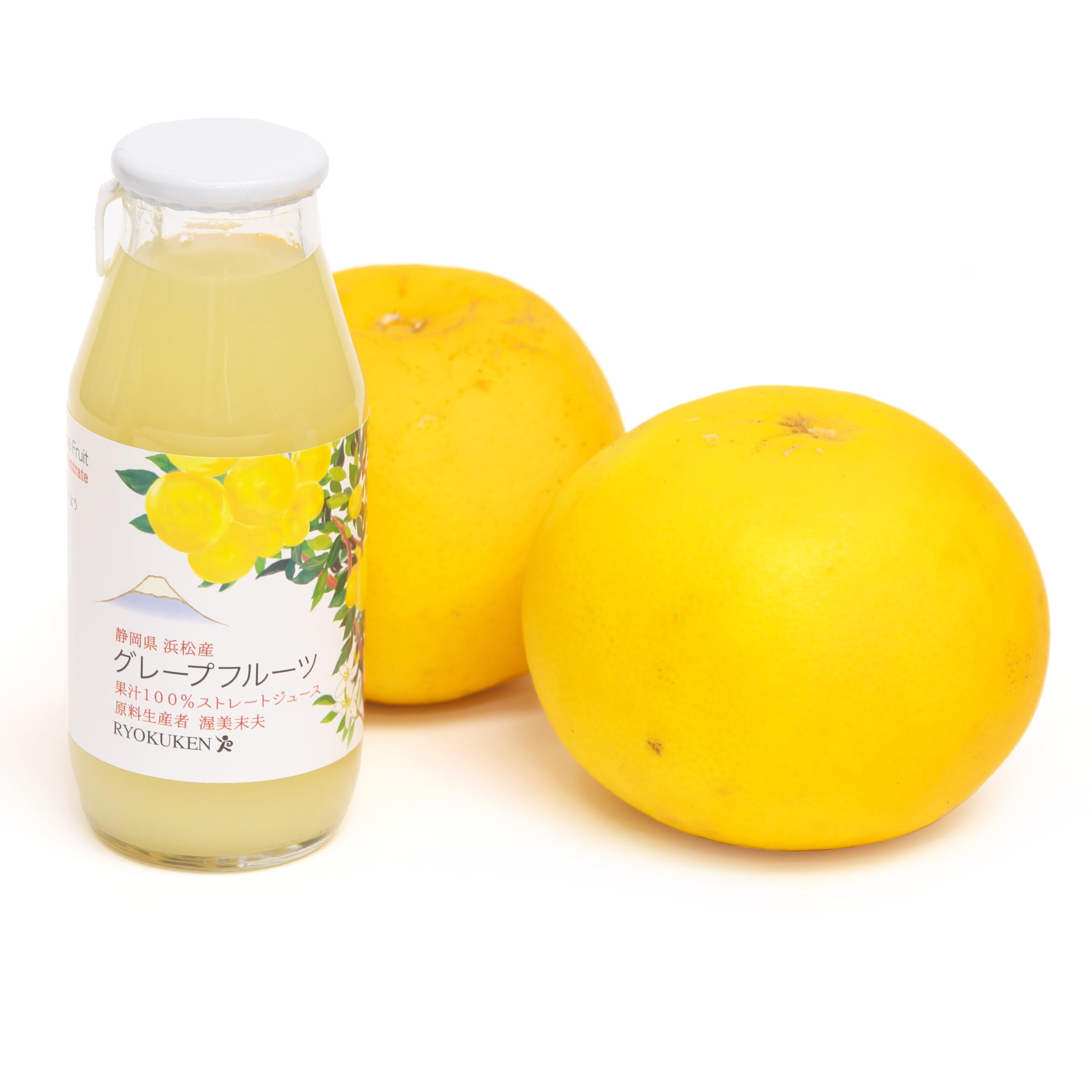 Amazon.co.jp: りょくけん 国産グレープフルーツジュース180ml 食品