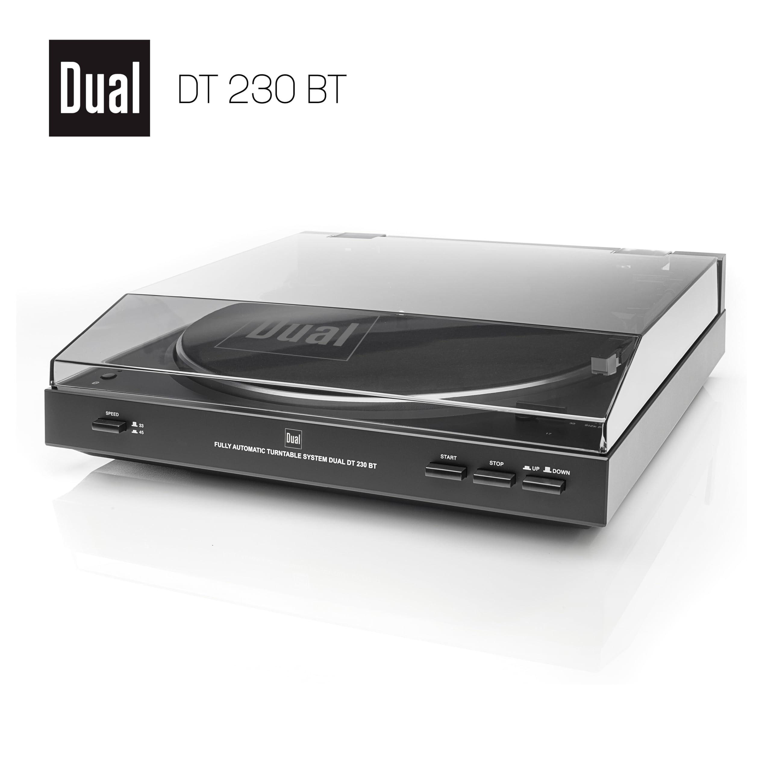 Dual DT 230 BT, Bluetooth, Vollautomatik, Autostop, Bluetooth, eingebauter umschaltbarer Entzerrer-Vorverstärker