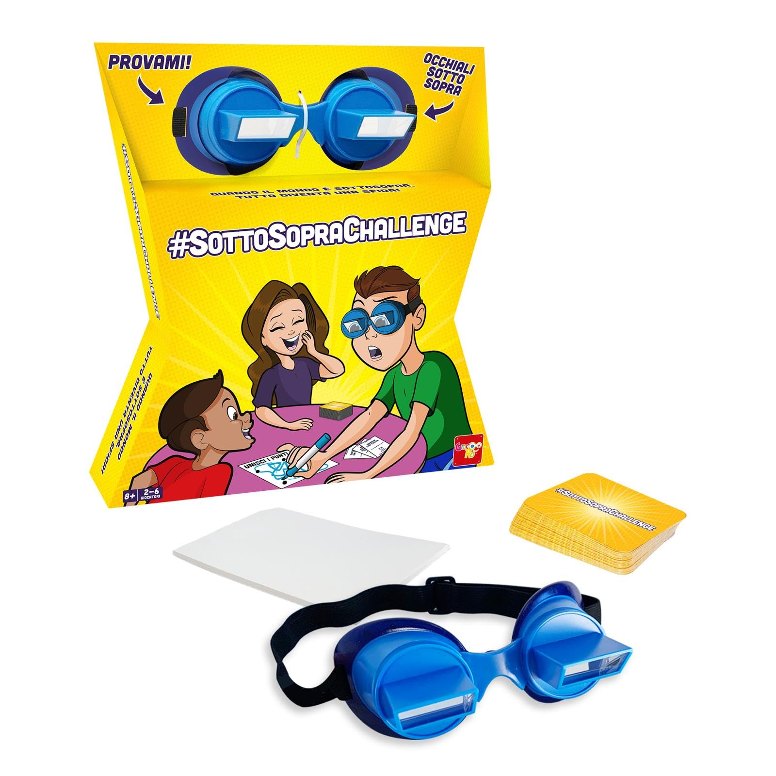 Rocco Giocattoli - Sottosopra Challenge Gioco per Famiglie da 2 a 6 Giocatori dagli 8 anni in su