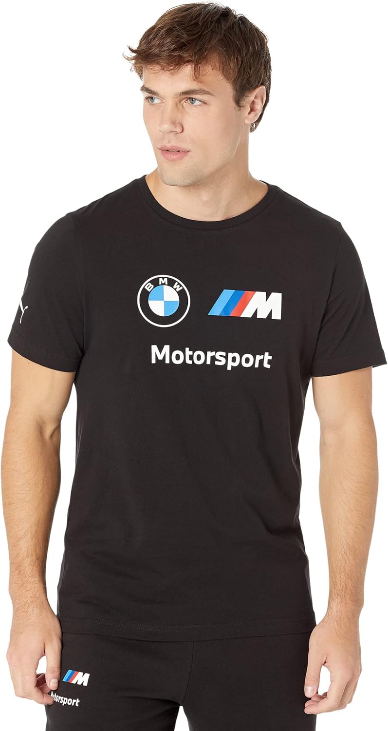 PUMA Bmw Mms Essentials - Camiseta con logotipo para hombre