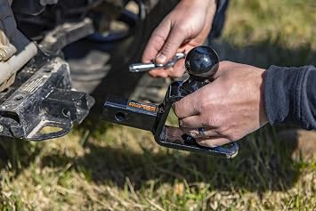 3-Way 1 1/4 Hitch with 2 Ball & Hook