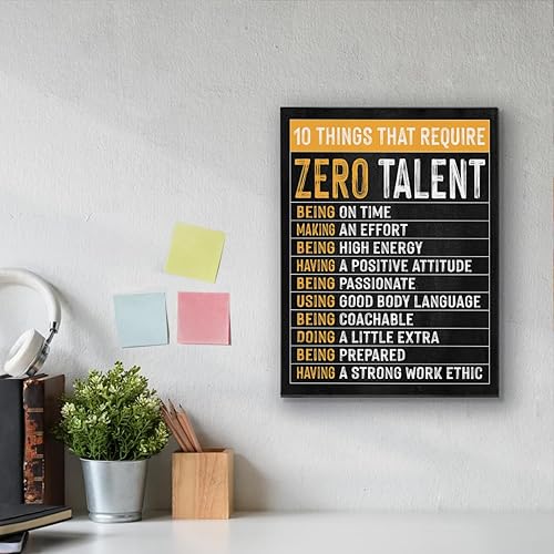 Miniatura 6 de BIWSHA Decoración de oficina, decoración de pared motivacional para oficina, citas inspiradoras, arte de pared para hombres y mujeres, pinturas en