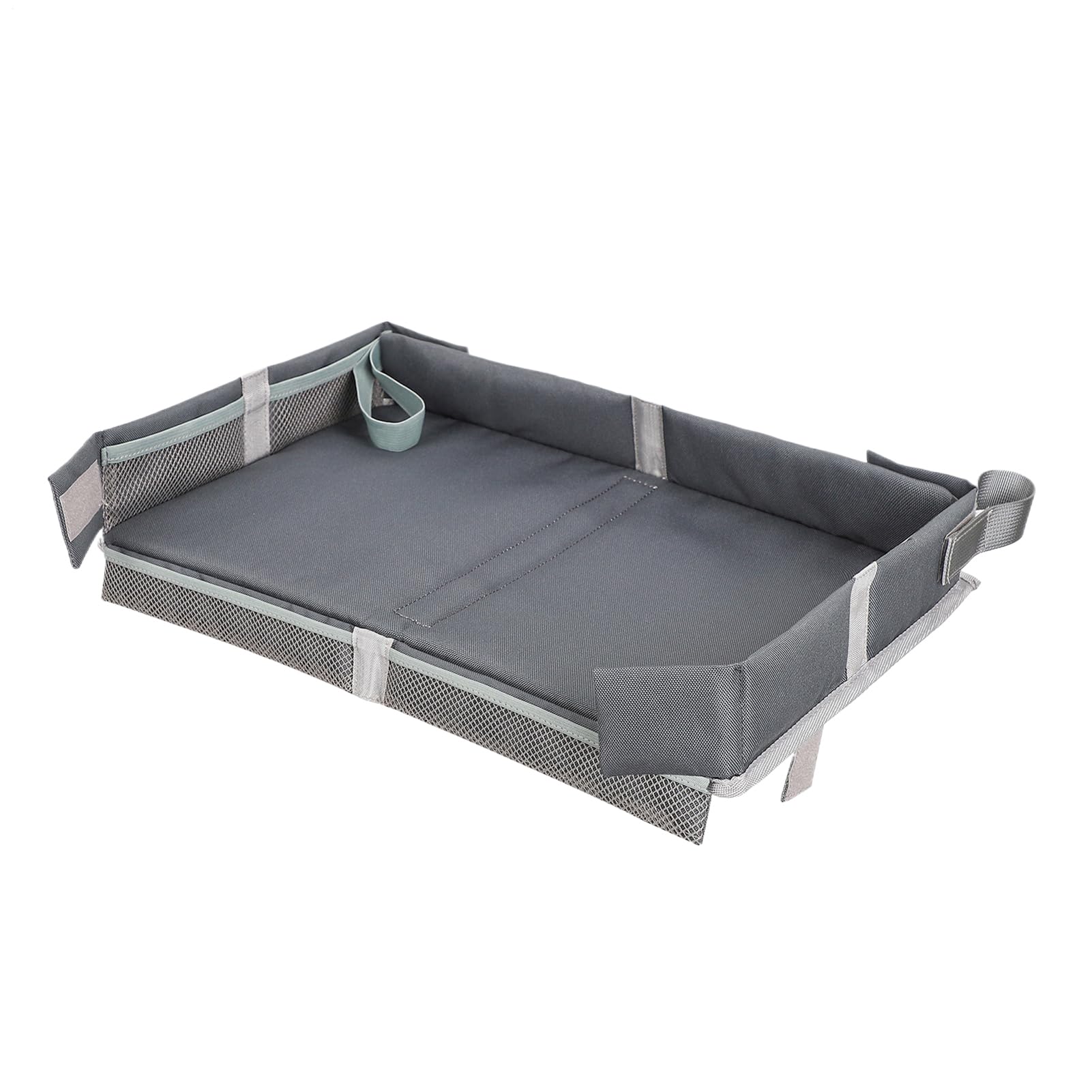 Cubierta de bandeja de avión para niños | Bandeja de viaje para niños: la cubierta de bandeja de avión plegable con bolsillo, la bandeja de almacenamiento de juguetes de mesa portátil para niños