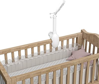 Baby Monitor Mount for ANMEATE SM24 / Goodbabyuu24 / Babysense V24US - 360Â° Adjustable, Stable and Durable Baby Camera Holer, Especially for Baby Cot