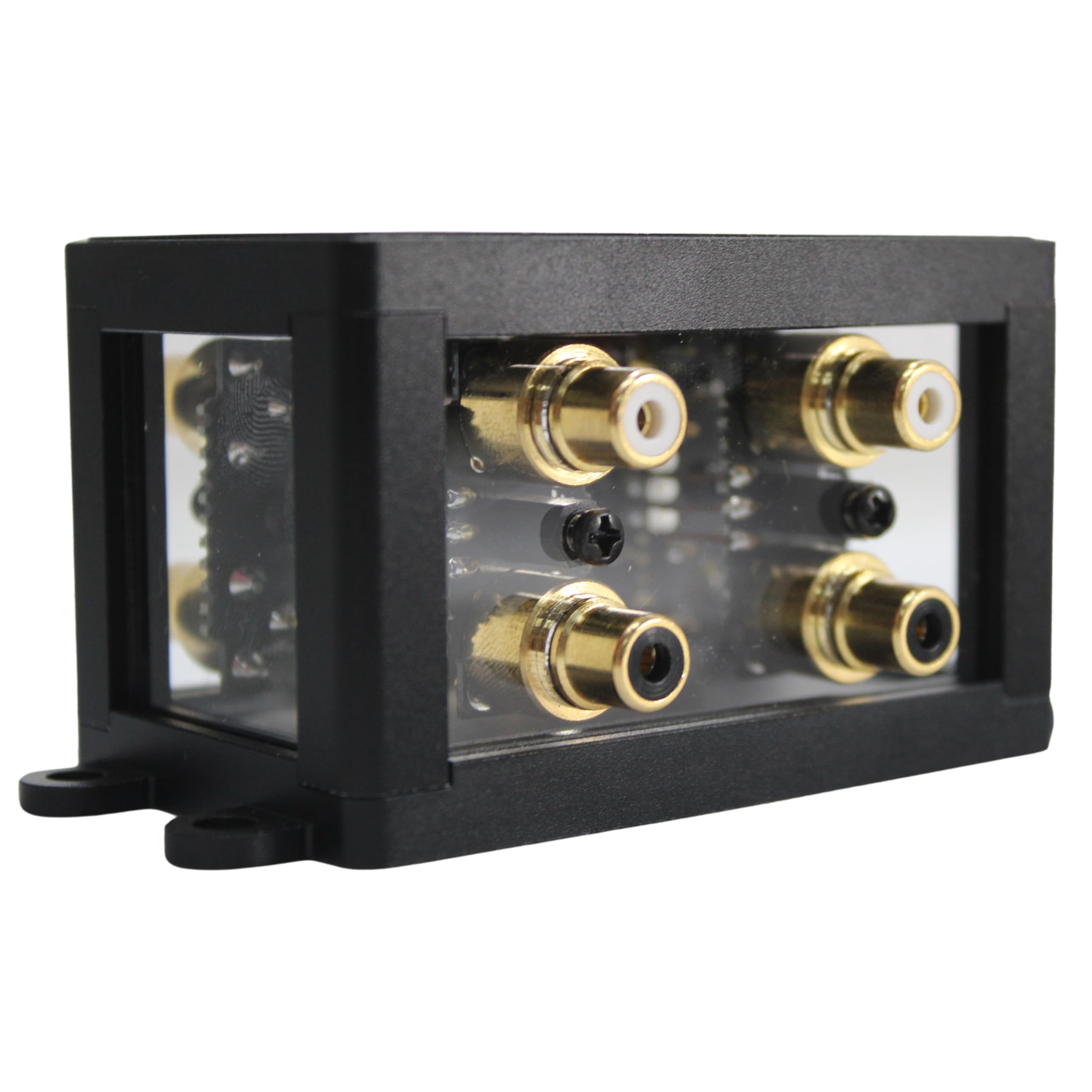 B2 Audio 2 a 4 pares Cockbox RCA Splitter Bloque de distribución