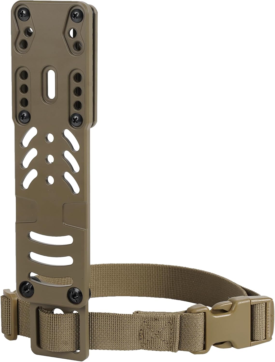 Drop Leg Strap Holster for QLS, Aluminum Alloy Modular Holster Adapter with Thigh Strap, Drop Leg Adapter Mount for Police Gearfor Police and Airsoft Gear