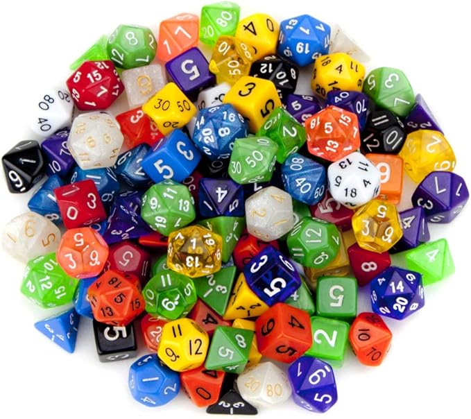 Wiz Dice Series I DND Dice Set (105 Dice, 15 Sets of 7