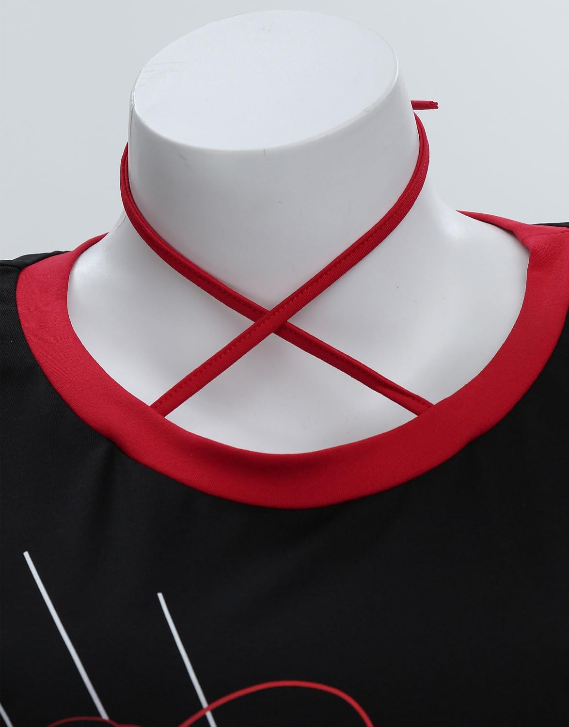 Micotaku Women's Miraculous Ladybug Dress Off-Shoulder Casual Cocktail Dress with Short Sleeve