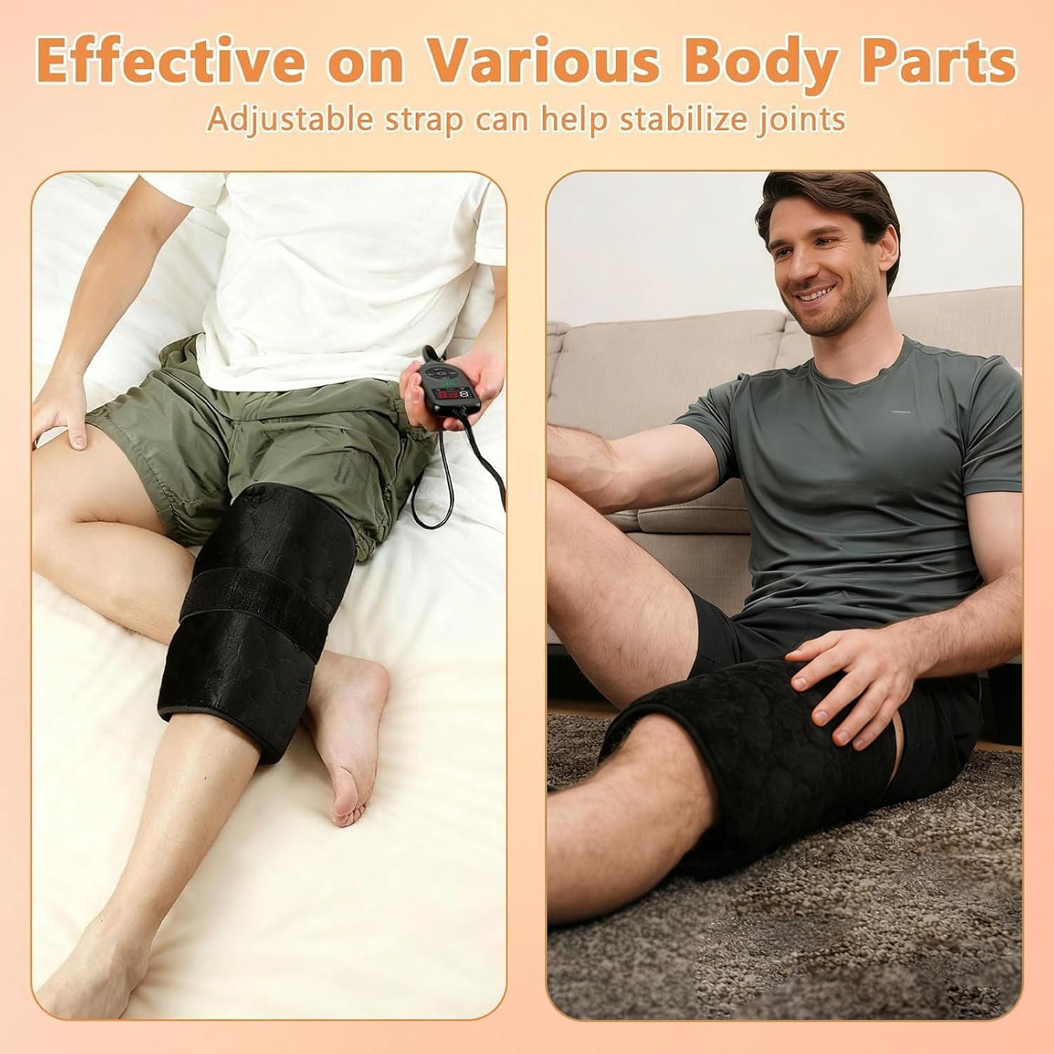 UTK 30s Fast Heating Pad for Back & Period Cramps, 3X Far Infrared Deeper Effect, Hotter to 160℉, FSA-HSA Eligible, 4H Auto Off, 8 Heat Settings,Machine Washable, Gifts for Women Men 24" x 12"