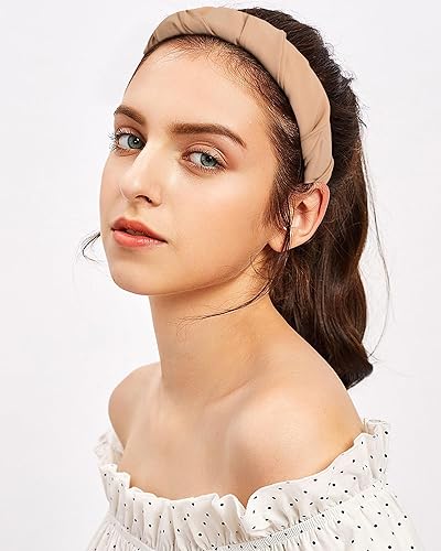 Miniatura 6 de AWAYTR 3 unidades de bandana para el cabello para mujeres y niñas, bufanda para el cabello, bandana de doble capa triangular, pañuelo