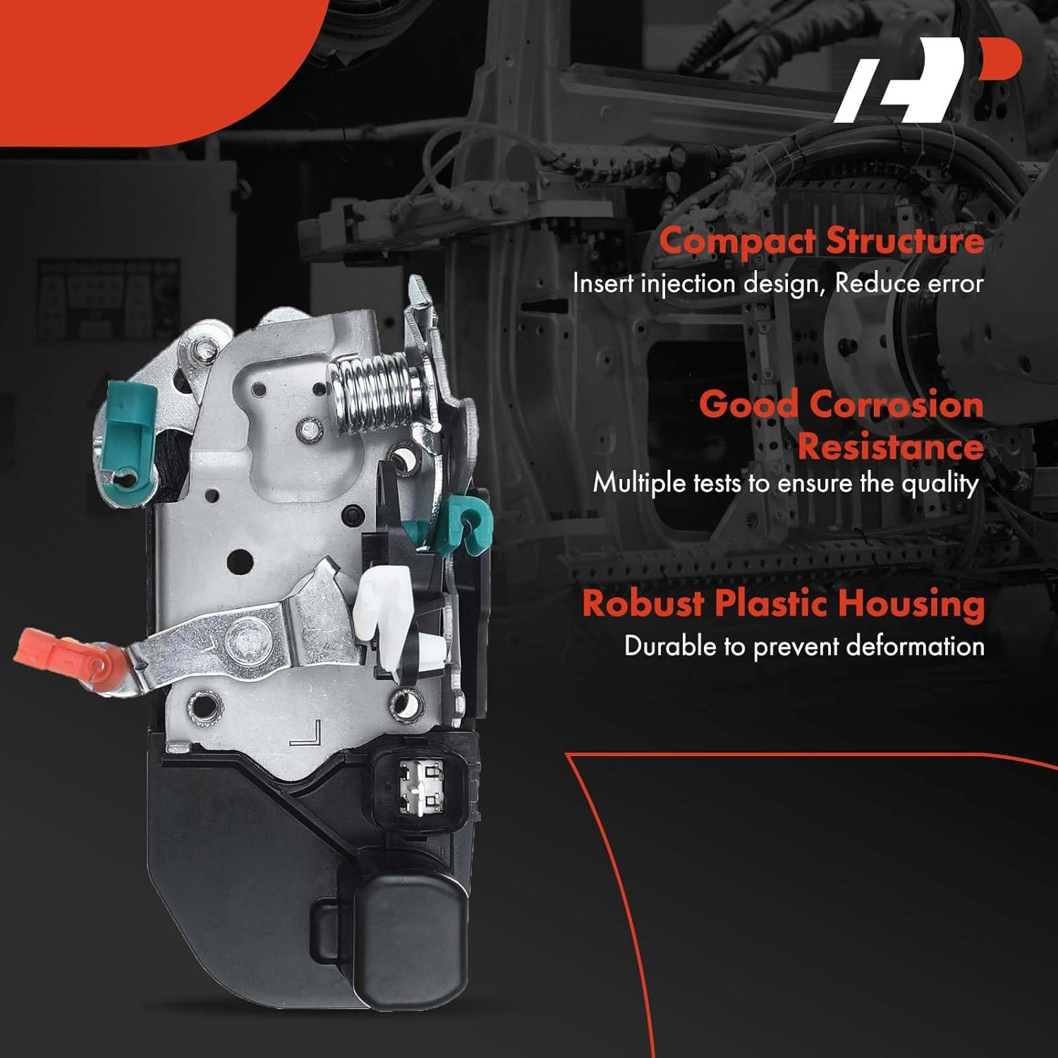 A-Premium Front Left Driver Side Door Lock Actuator Compatible with Chrysler Town & Country/Voyager 2001-2007, Grand Voyager 2001-2002 & Dodge Grand Caravan/Caravan 2001-2007