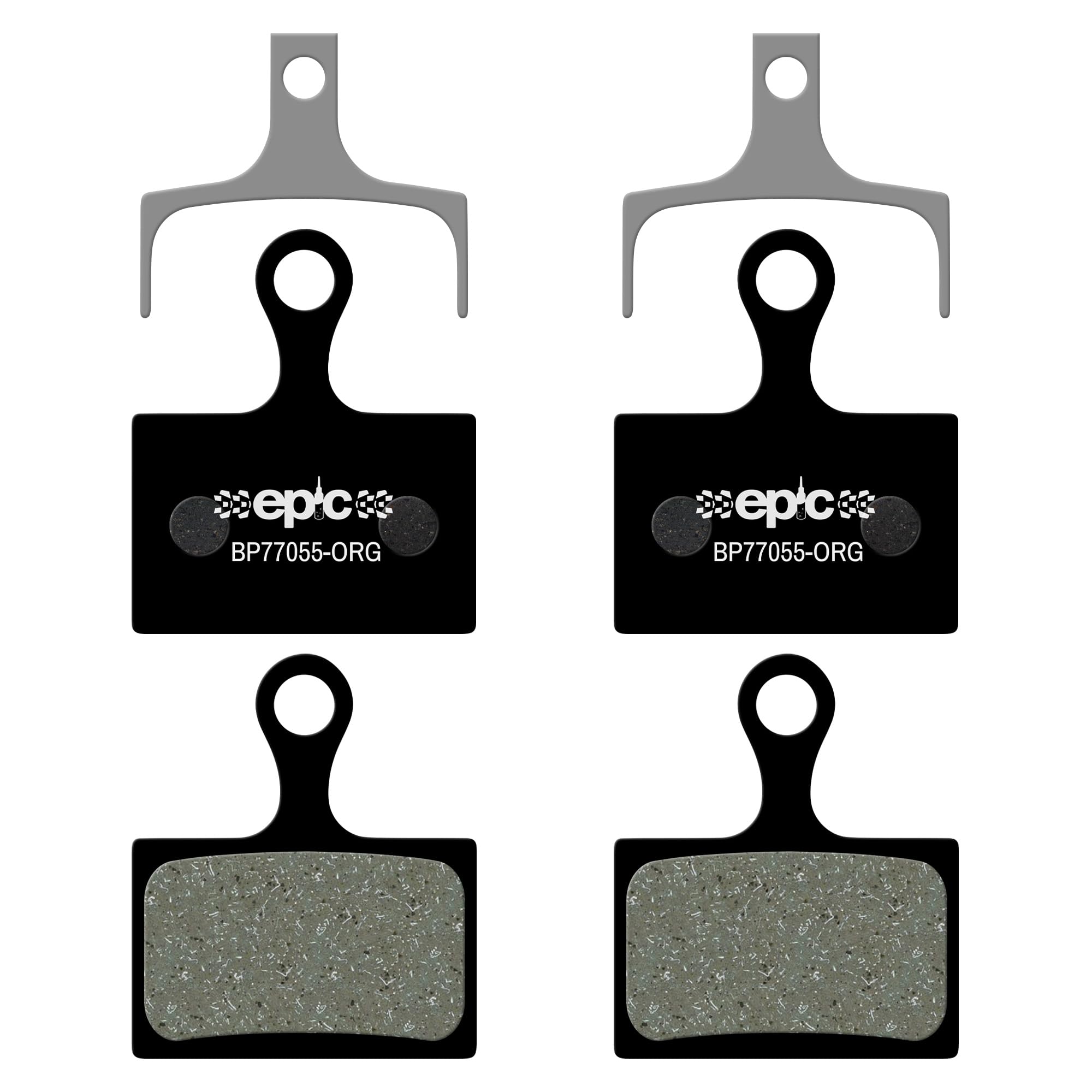 epic Disc Brake Pads for Shimano Brakes | K03S, K04S, K05S, K05S-RX | Fits 105, Dura-Ace, GRX, Ultegra, XTR | Organic, Sintered & Ceramic Options | 2 Sets (Organic)
