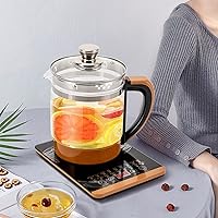 Vista 6 de Hervidor eléctrico de vidrio para agua hirviendo para 1.8 L, hervidor eléctrico con control de temperatura, hervidor eléctrico con infusión de té