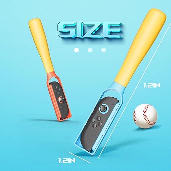 Nargos Baseball Game Controller Accessories for Nintendo Switch 2/ Switch 1 & OLED- 2PCS
