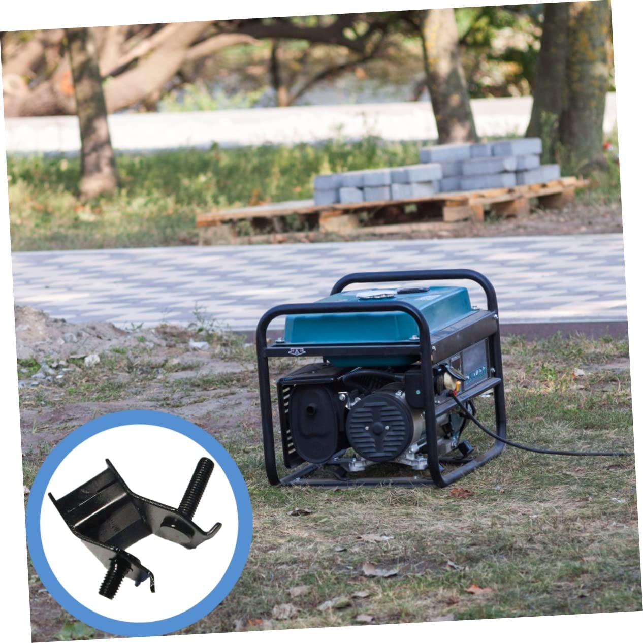 Didiseaon Soportes Antivibración De Goma Para De Generador De Aisladores De Ruido Instalación Resistentes La Corrosión Aptos Para Generadores 4 Piezas X 5