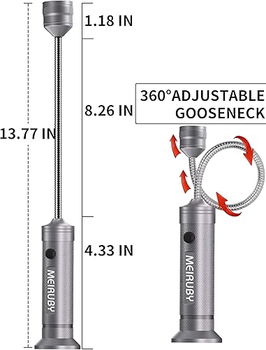 Miniatura 2 de Paquete de 2 unidades de luz magnética para parrilla para barbacoa para hombres y adultos, accesorios de parrilla Blackstone para parrillas al aire